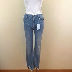 NWT! FRAME Le Triangle High Rise Skinny Jeans